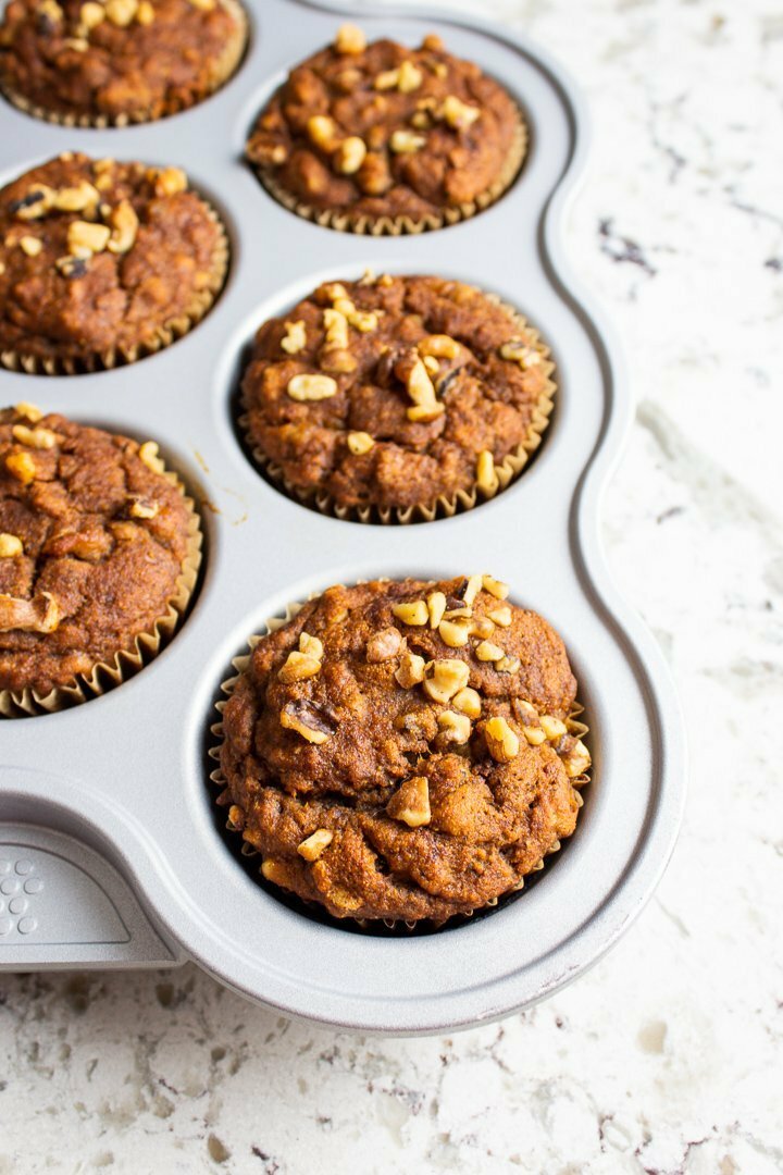 AIP Banana Muffins close up.